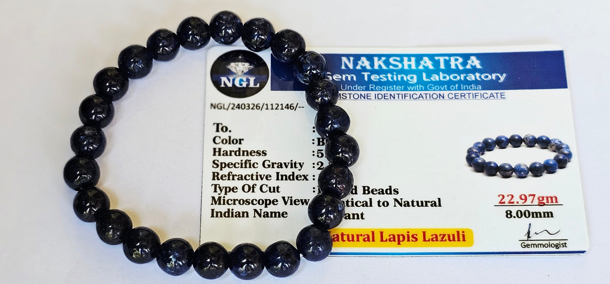 Lapis Lazuli-Third Eye Chakra- Certified Authentic