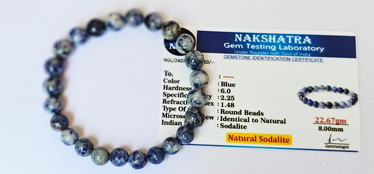 Sodalite- Throat Chakra- Certified Authentic