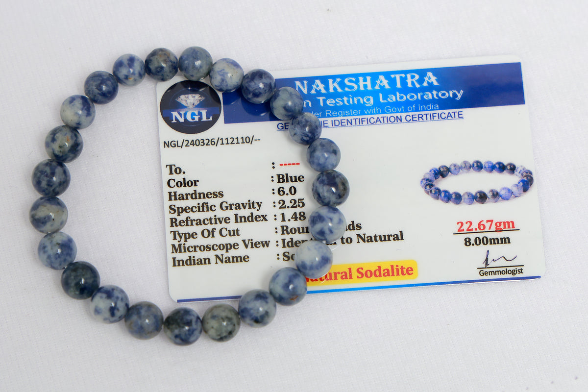 Sodalite- Throat Chakra- Certified Authentic