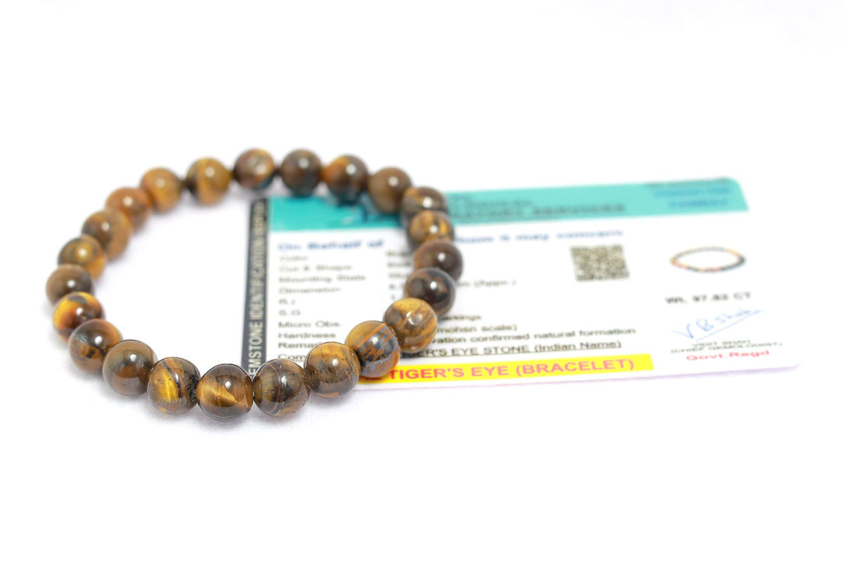 Tiger Eye Bracelet| Certified Authentic