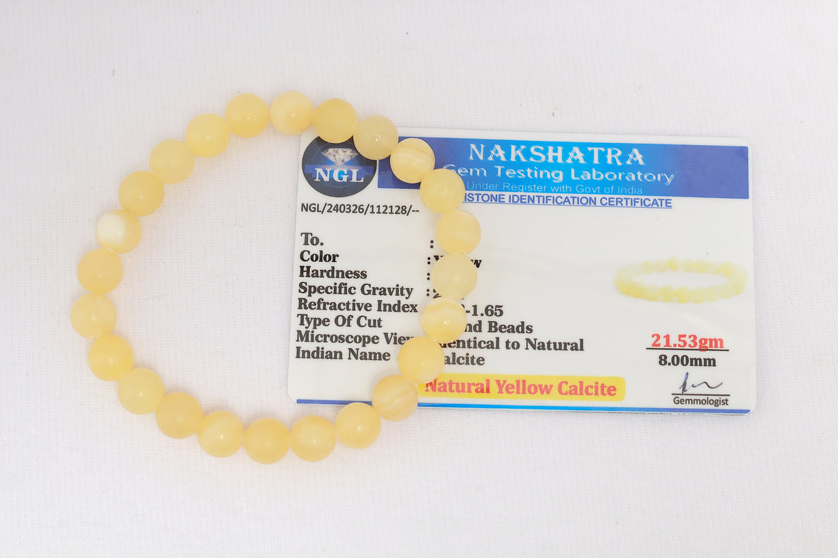 Yellow Calcite- Solar Plexus Chakra -Certified Authentic