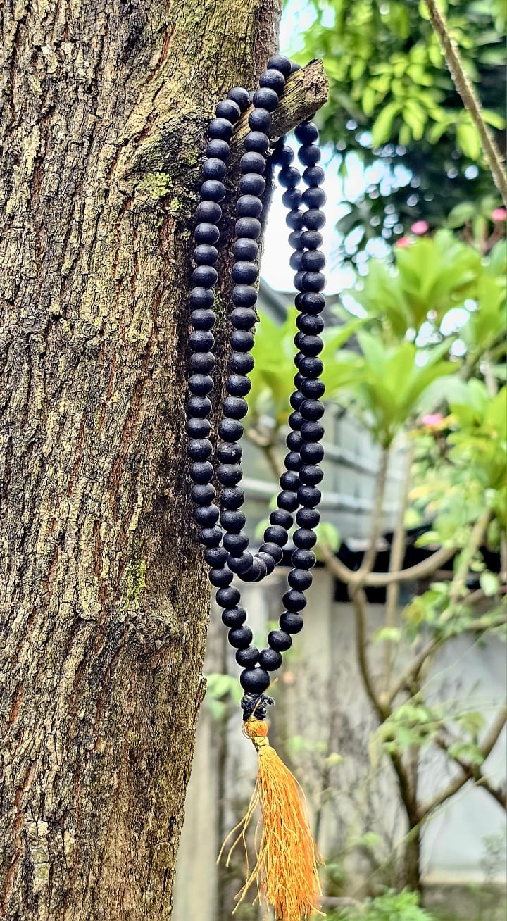 Karungali 8mm Polished Malai | Certified Authentic