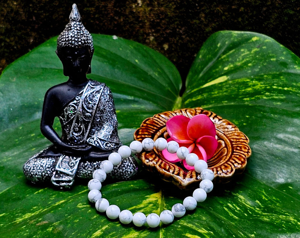 White Howlite Healing Bracelet| Certified Authentic