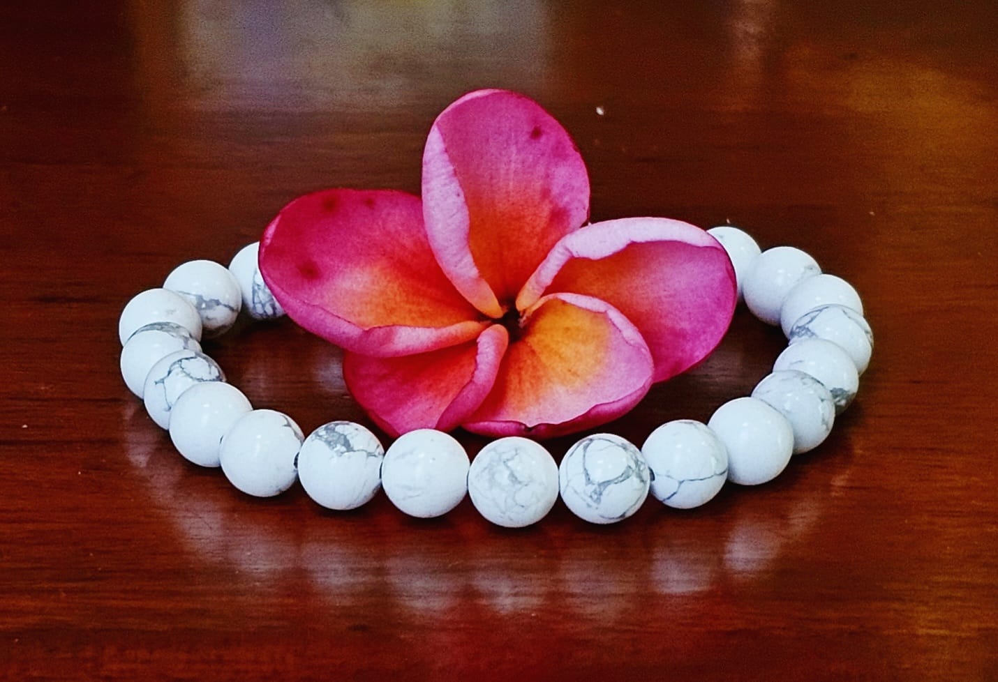 White Howlite Healing Bracelet| Certified Authentic